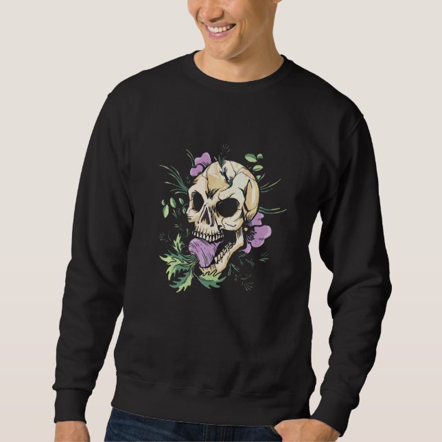 Farbige Blumen der Vorstellung   Sweatshirt (Vorderseite)
