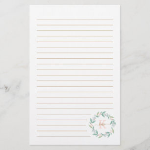 Farbige Blumenzauber Briefpapier