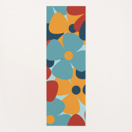 Farbige Blüte B Yogamatte