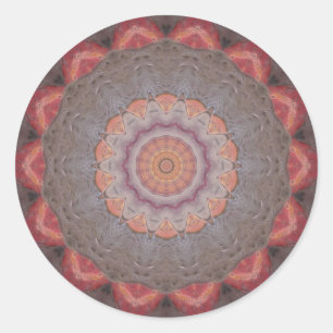 Farbige Bodenfliesen Kaleidoskop 12 Runder Aufkleber