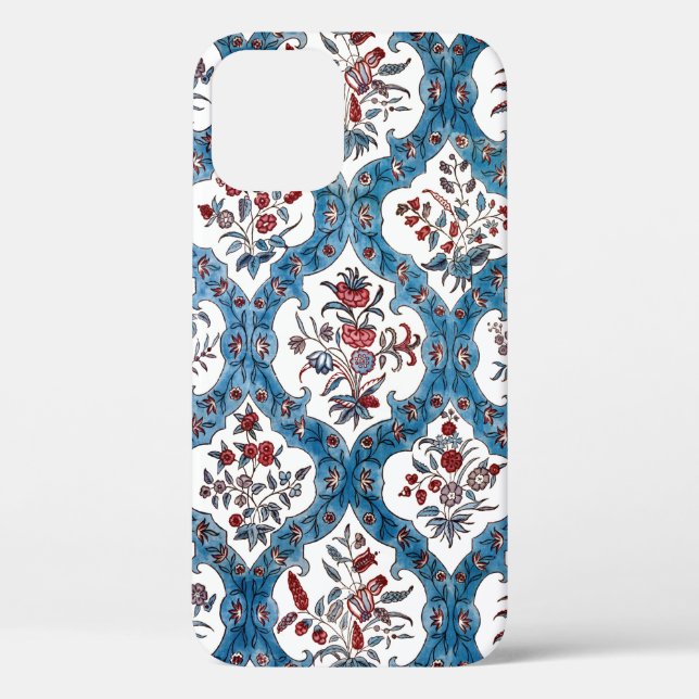 Farbige Bohemische Blumenfolie Case-Mate iPhone Hülle (Rückseite)