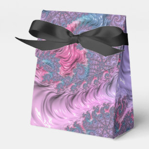 Farbige Boho-Hippie-Groovy-Trippy-Pastell-Fraktal Geschenkschachtel