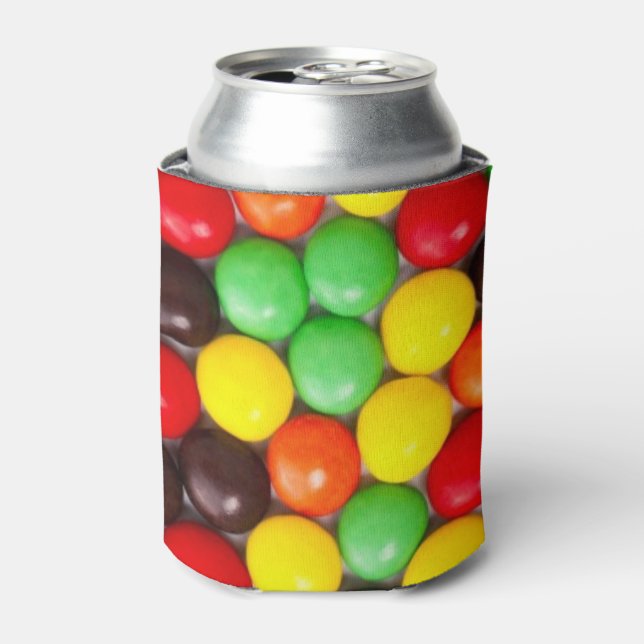 Farbige Bonbons Dosenkühler (Kanne Vorderseite)
