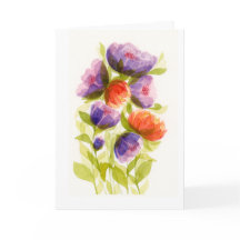Farbige botanische Aquarellkunst