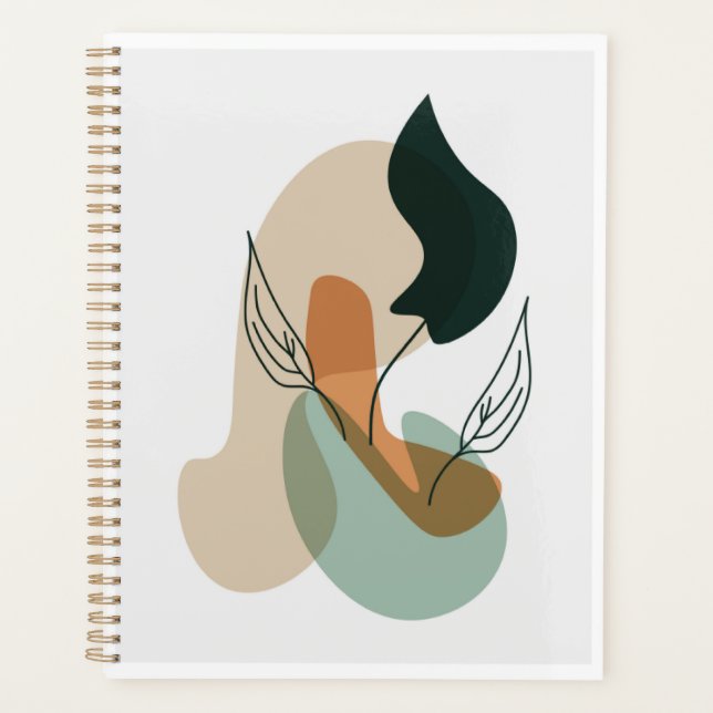 Farbige botanische Formen Planer (Vorderseite)