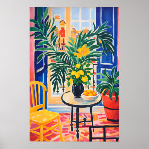 Farbige Botanische Pflanzenposter, Vibrant Poster