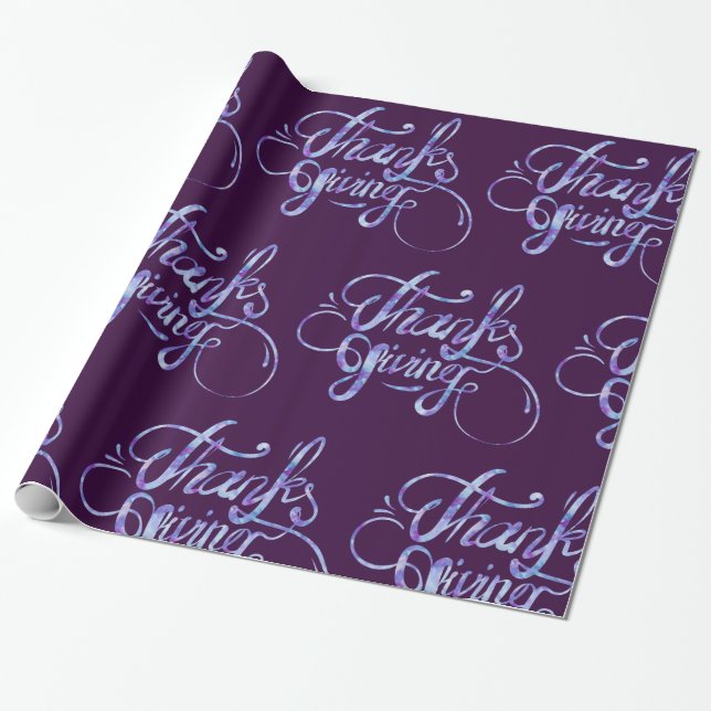 Farbige Buchstaben - Erntedank Geschenkpapier (Ungerollt)