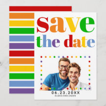Farbige Buchstaben, Punkte und Streifen, homosexue