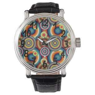 Farbige Bullseyes Armbanduhr