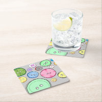 Farbige Button-Illustration