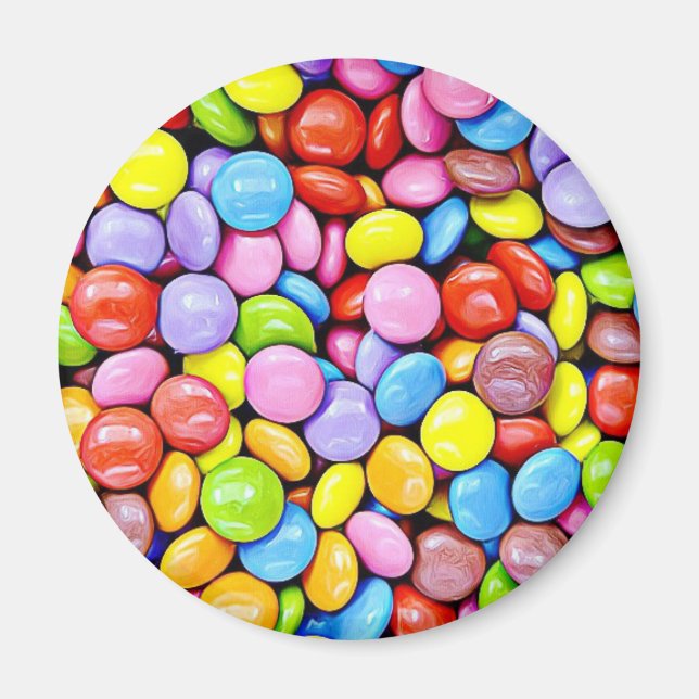 Farbige Candy Pieces Food Kühlschrank Magnete Magnet (Vorne)