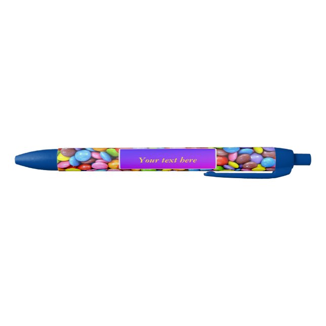 Farbige Candy Pieces TEMPLATE Kugelschreiber (Unterseite)