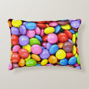 Farbige Candy Pieces Zierkissen