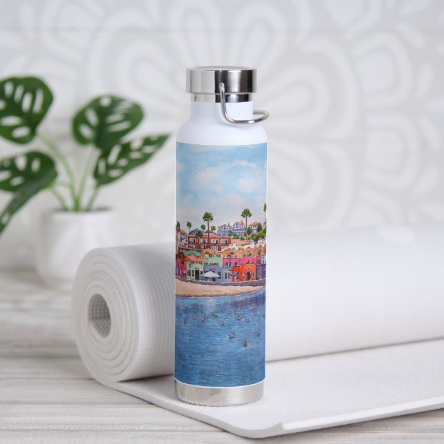 Farbige Capitola  Trinkflasche (Yoga)