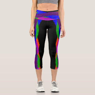 Farbige Capri-Hosen 06 Yoga Pants Capri Leggings