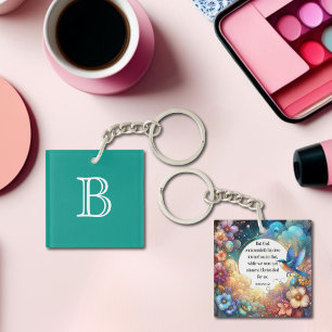 Farbige Christliche Schlüsselanhänger Römer 5:8 Ve