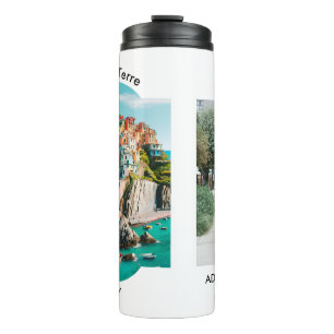 Farbige Cinque Terre, Italien - Anpassbares Foto Thermosbecher