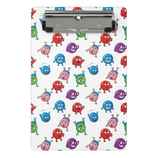 Farbige Circle-Zeichen Mini Klemmbrett