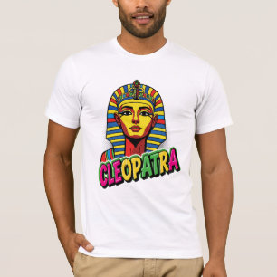 Farbige Cleopatra T-Shirt   Ägyptische Königin