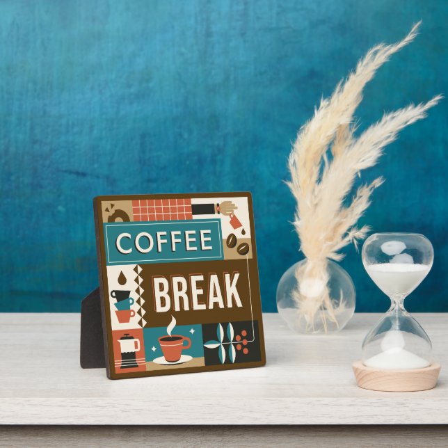 Farbige Coffee Quotes Fotoplatte (InSitu)