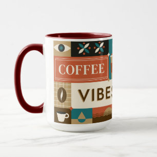 Farbige Coffee Quotes Tasse