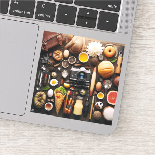 Farbige Collage-Banner Kreative Lifestyle-Dekora Aufkleber