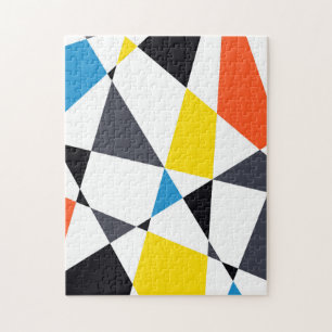 Farbige, coole, trendige, moderne geometrische For