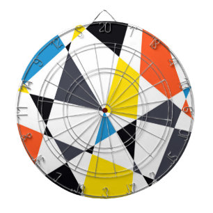 Farbige, coole, trendige, moderne geometrische For Dartscheibe