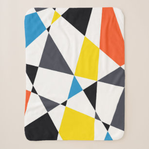 Farbige, coole, trendige, moderne geometrische For Sherpadecke