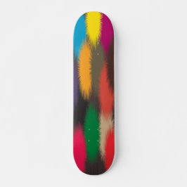 Farbige Cotton-Balls Skateboard