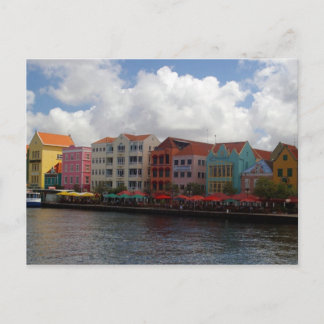 Farbige Curacao Postkarte