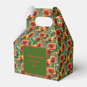 Farbige Daisy-Blume Personalisiert Geschenkschachtel