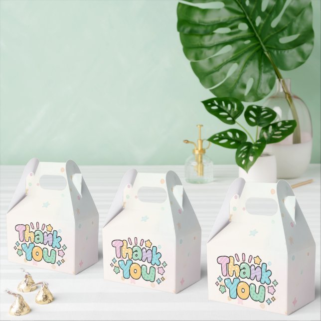 Farbige Dankeschön-Geschenkbox  Geschenkschachtel (Zahlreiche)