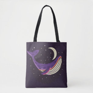 Farbige Darstellung des niedlichen Wales in sp. Tasche