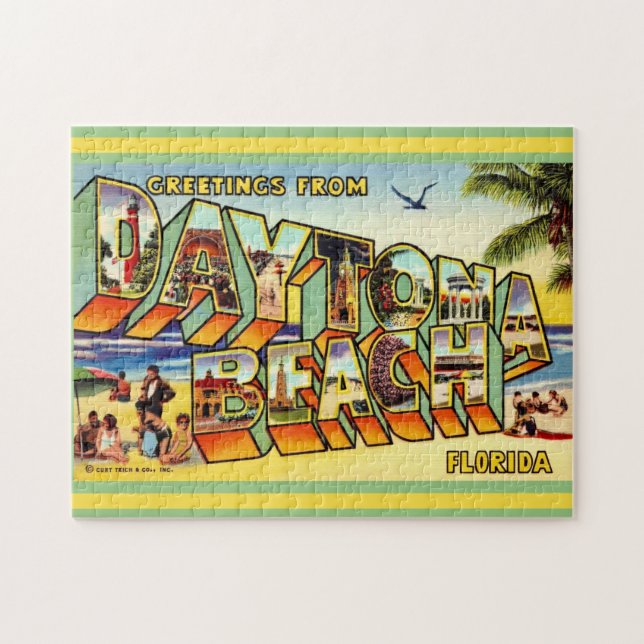 Farbige Daytona Beach 11x14 (Horizontal)