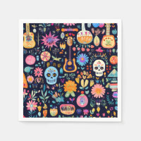 Farbige Dias de los muertos Muster