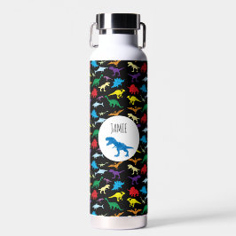 Farbige Dinosaurier Kids Pattern Trinkflasche