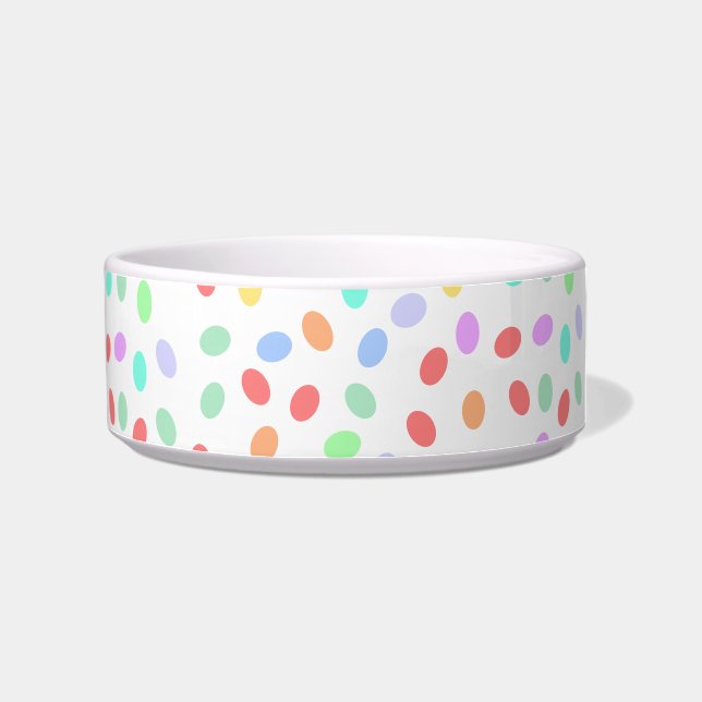 Farbige Dots Bowls Napf (Rechts)