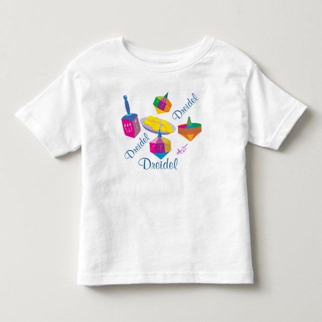 Farbige Dreideln Kleinkind T-shirt (Vorderseite)
