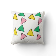 Farbige Dreieck Quadrat Kissen – Modern & Stylisch