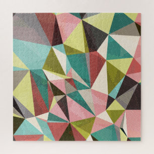 Farbige Dreiecke, Abstrakte geometrische Formen.