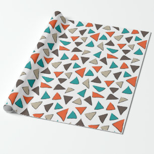 Farbige Dreiecke Geburtstag  Geschenkpapier