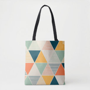 Farbige Dreiecke Geometrisch Tasche
