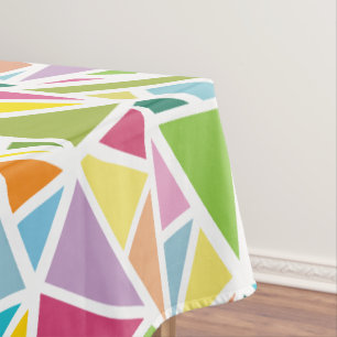 Farbige Dreiecke Tischdecke