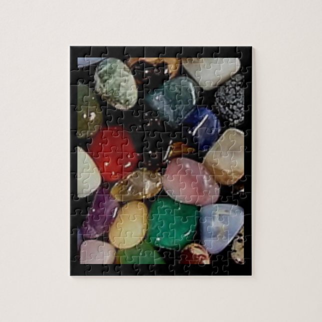 Farbige Edelsteine-Jigsaw-Puzzle (Vertikal)