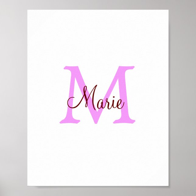Farbige einfache minimale Bild mit Text Poster (Vorne)