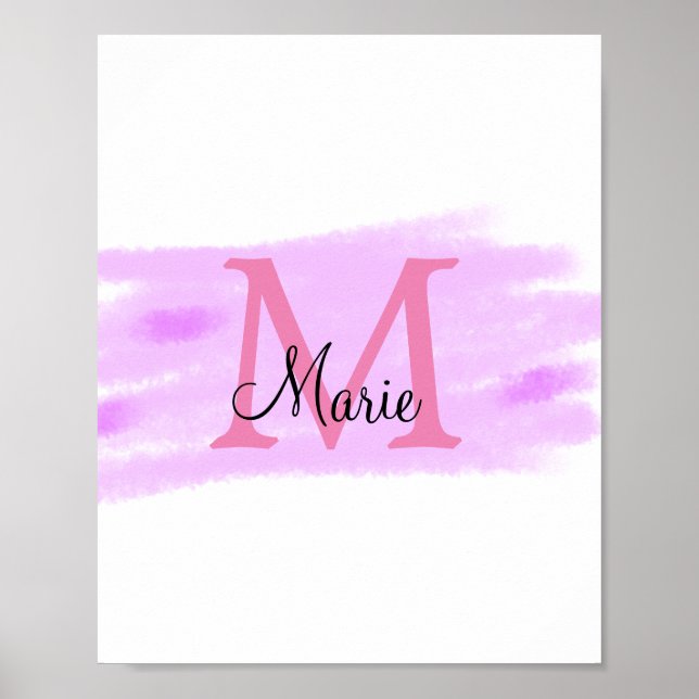 Farbige einfache minimale Bild mit Text Poster (Vorne)