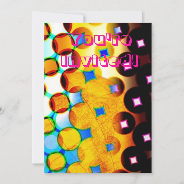 Farbige Einladungen (Vorderseite)