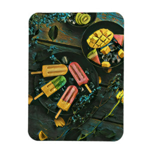 Farbige Eis-Kegel-Popsität Magnet