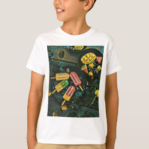 Farbige Eis-Kegel-Popsität T-Shirt